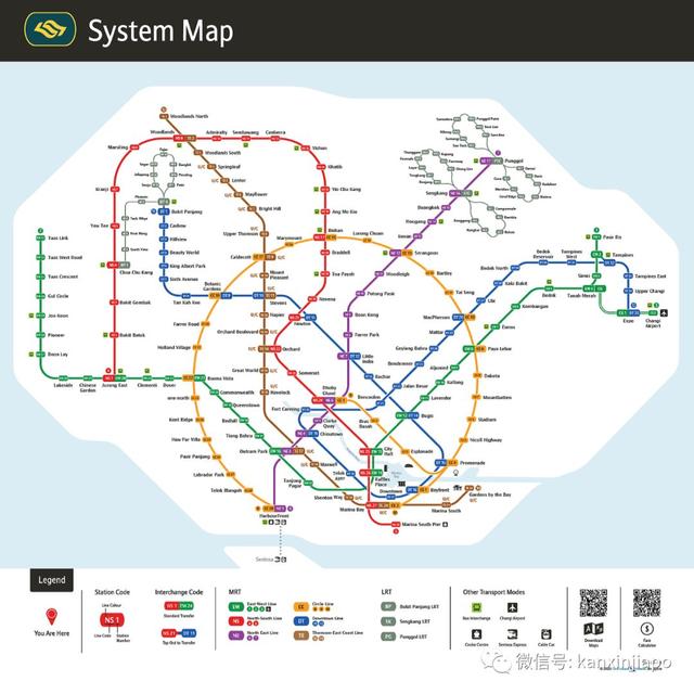 新加坡发布最新地铁图！还有机会免费搭地铁