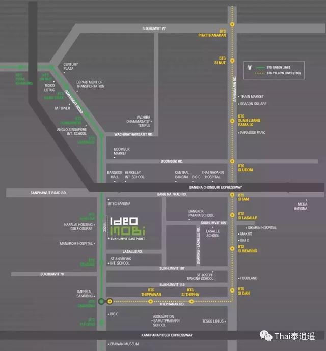 IDEO东方双子星 | 距BTS素坤逸线Bangna站250米，13.5万泰铢/㎡起与世界级地标购物中心为邻