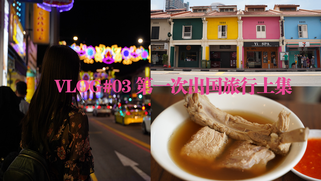 我的vlog03：人生第一次出国，吃喝玩乐新加坡，嗨翻天
