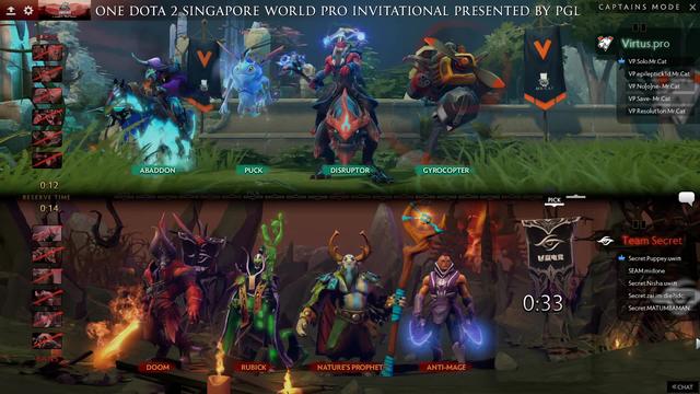 VP vs Secret-1 ONE新加坡邀请赛