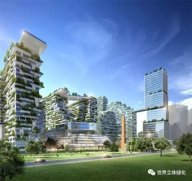 未来社区建筑场景——立体绿化新应用