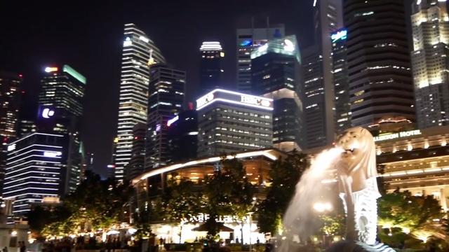 新加坡夜景实拍，太美了