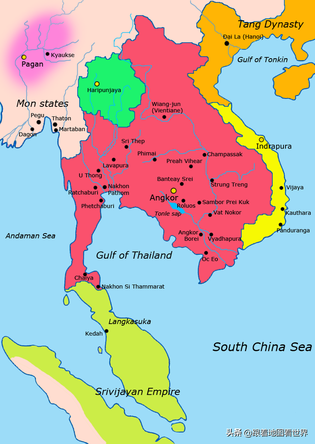 东南亚的恩怨情仇：曾经雄霸一方的高棉帝国，是如何衰落的？