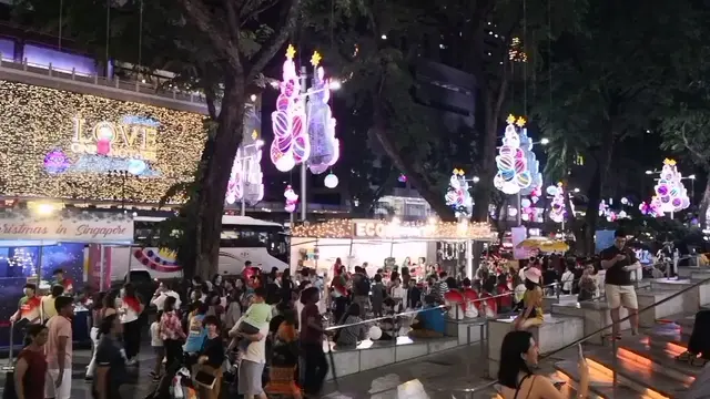 新加坡圣诞气息