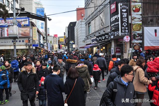 韩国首都街头实拍，杂乱而市井，你觉得发达吗？