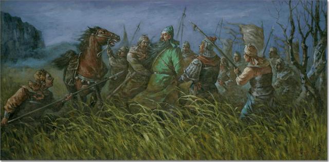 薛金拥《三国演义》系列油画作品