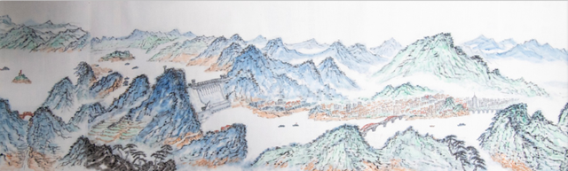 由钱塘江上溯，直至它的源头，七旬画家寿再生画就“千里江山图”