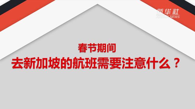 春运航空“暖心”小贴士系列：春节期间，去新加坡的航班需要注意什么？