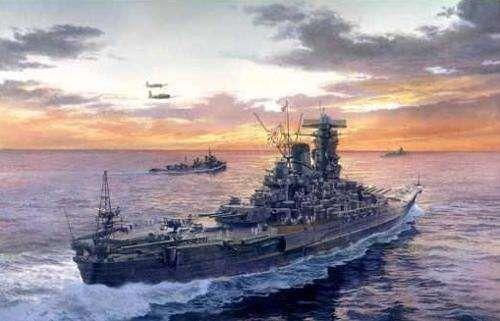二战日本与英国海军之间的较量 英国战列舰被日本舰载机击沉 