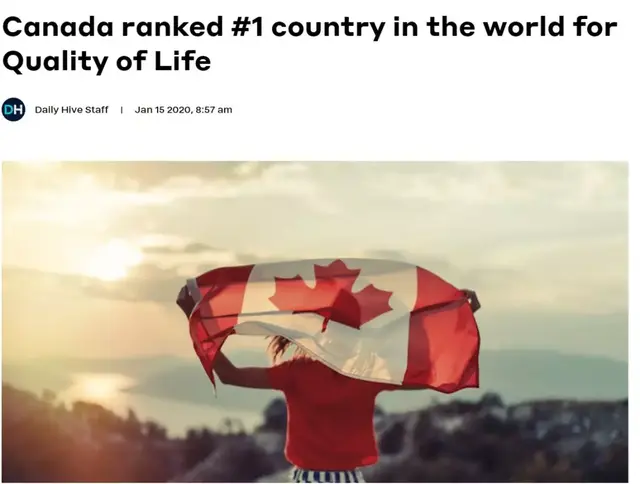 又冷又无聊的加拿大，凭啥荣膺世界生活质量第一？