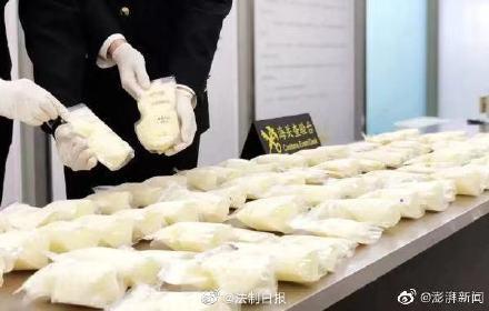 震惊！泉州海关首次截获46斤冻母乳，已被全部销毁处理
