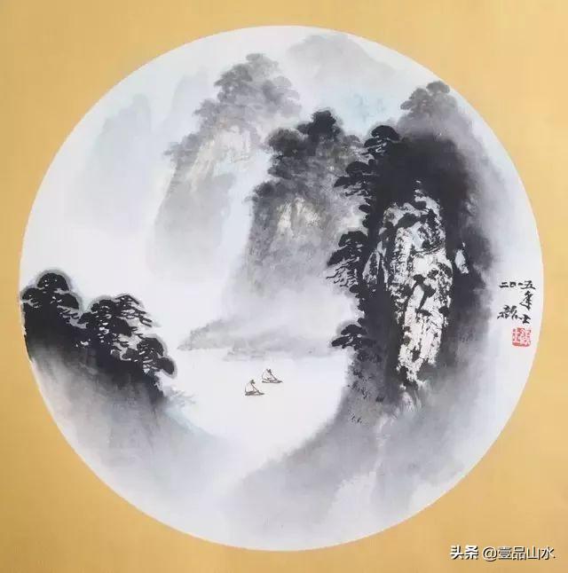 大家之后 德艺双馨——颜派山水画传人 颜士丨山水画欣赏