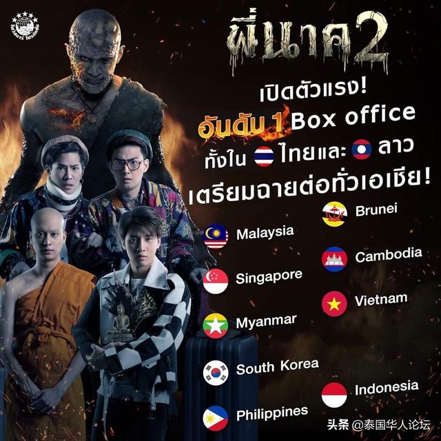 泰国恐怖片《鬼寺凶灵2》创高票房，将相继在多地上映