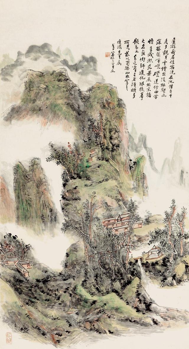 「赏国画」21：2012万元的黄宾虹《蜀游山水》作品赏析