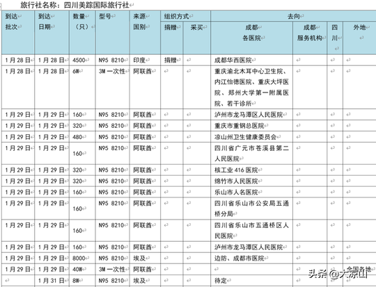 口罩紧缺！千名四川导游变身“特快快递“ 从海外带回200万只口罩