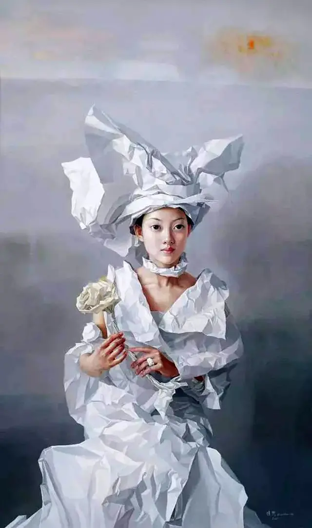 胡润艺术榜上最年轻的油画家，作品曾被拍到百万，画里的美女好贵