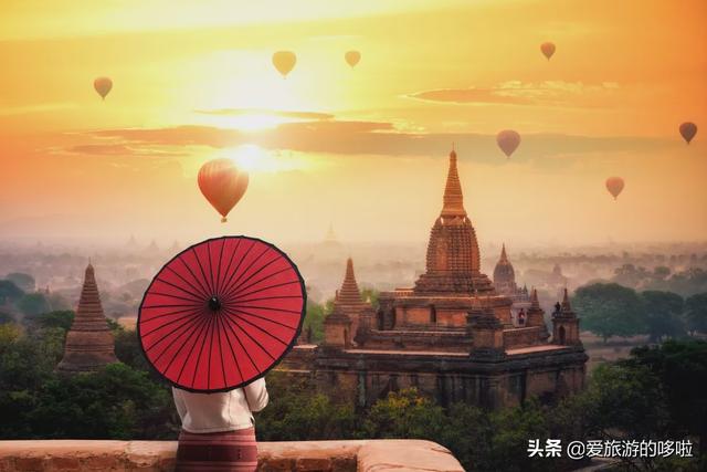 千佛之国缅甸，看世间最美的日出日落