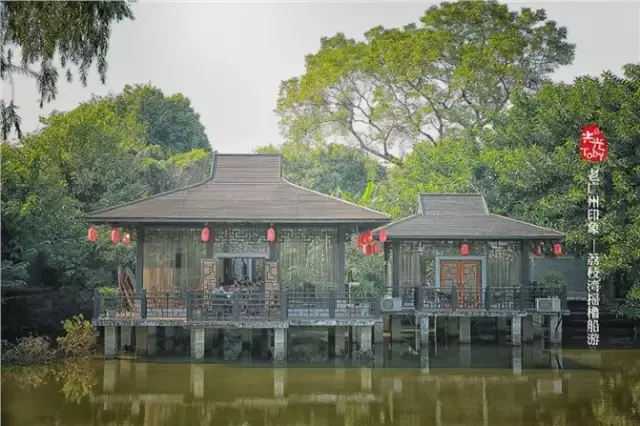 品味老广州 早茶粤剧西关屋 荔湾景区摇橹船 广州荔枝湾游船