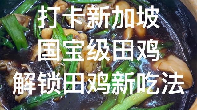 情侣打卡新加坡国宝级活田鸡，解锁田鸡新吃法！太鲜嫩！