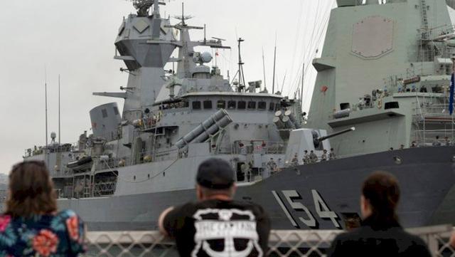 澳大利亚把3000多吨的主力战舰派来南海，将参加多次演习