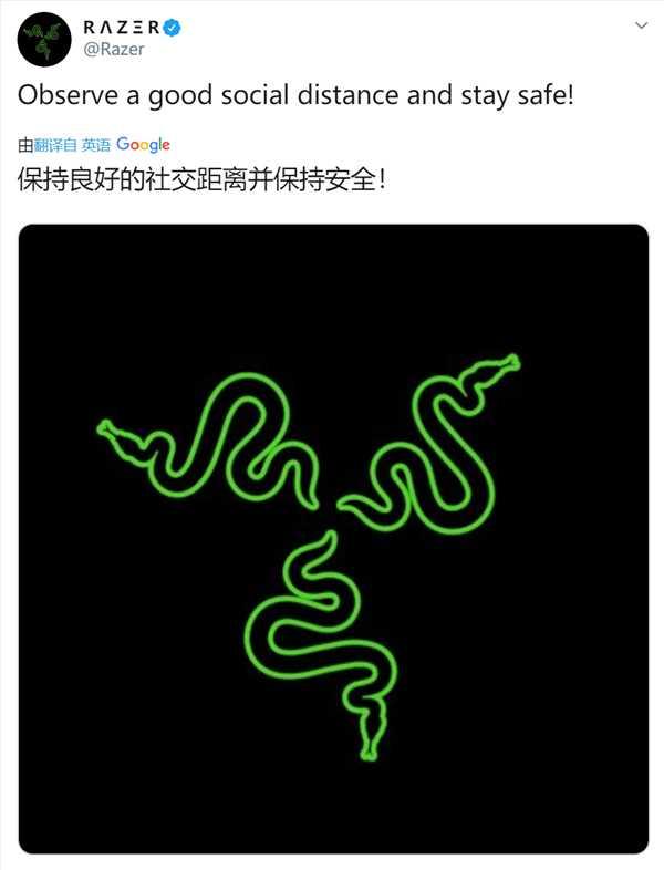 雷蛇和麦当劳换“新logo”：呼吁大家保持距离