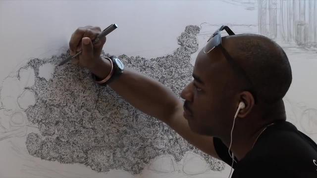 凭记忆画出了新加坡的天际线，确实厉害