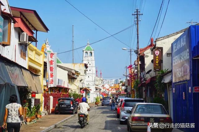 南洋小城马六甲，汉字和中式建筑随处可见，游客怀疑自己没出国