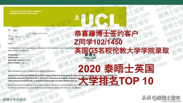 【喜爆RD第二波】藤博士留学2019-2020录取榜（第五期）