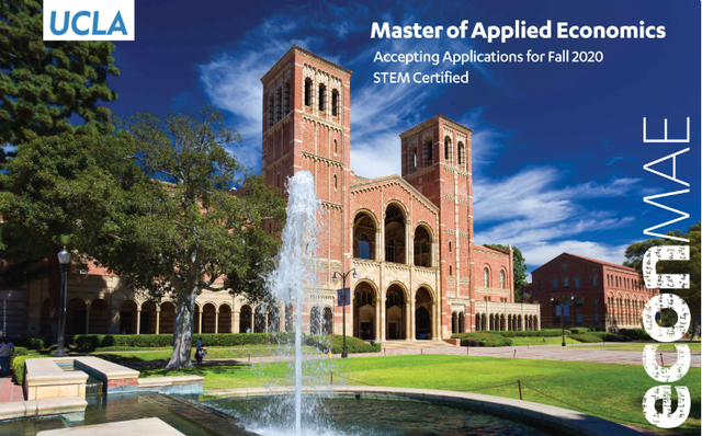 「Offer」美国｜加州大学洛杉矶分校UCLA  MAE经济学硕士录取