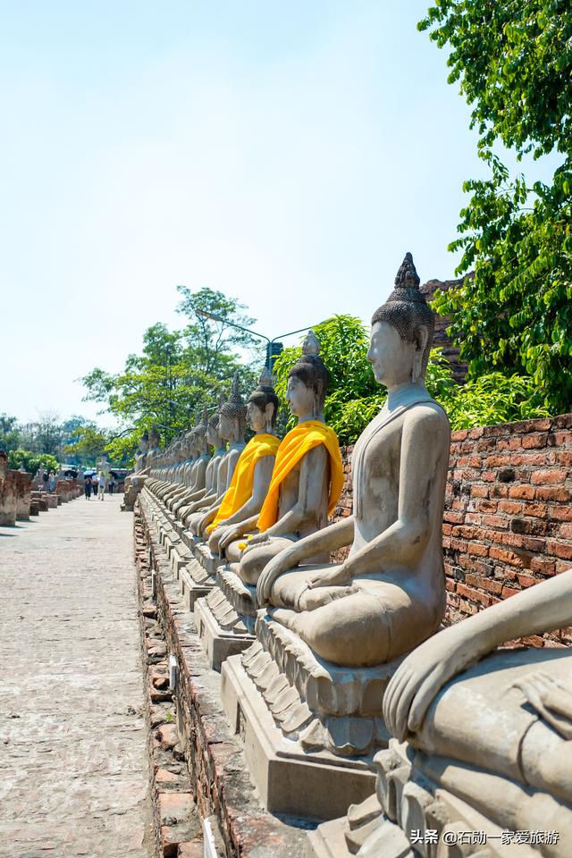 古城里的游人与建筑 泰国大城图片游记完结篇（原创旅游高清图）