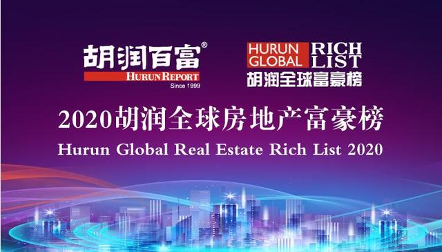 2020胡润全球房地产富豪榜：中国以54%的占比领先全球