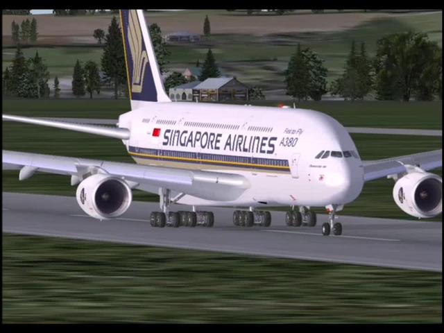 #p3d #模拟飞行 #新加坡 #航空 #super #大胖子 #飞机 #起飞