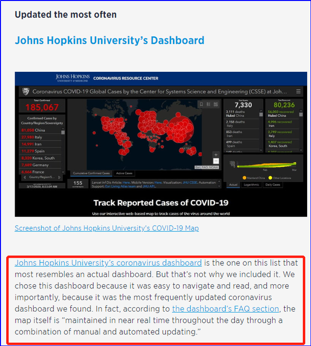 为什么统计美国疫情数据的不是美国政府，而是约翰霍普金斯大学？
