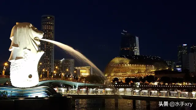 新加坡克拉码头夜景
