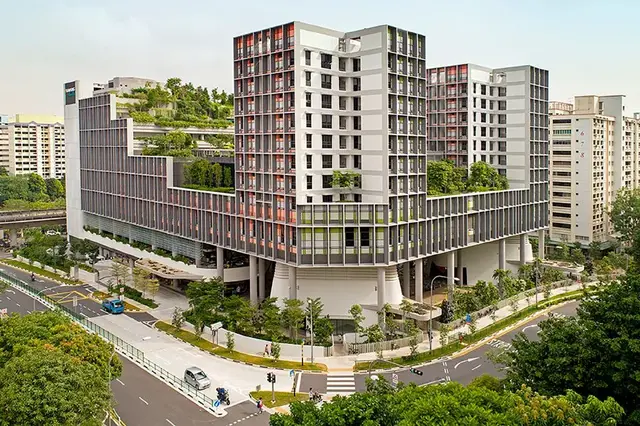 新加坡的城市三明治——Kampung Admiralty社区综合体 | WOHA