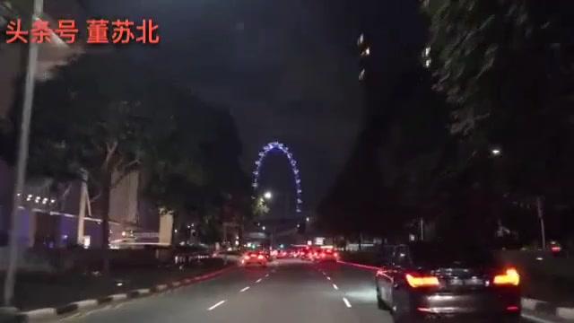 来到新加坡之后 才知道新加坡的夜景比徐州夜景漂亮 好看