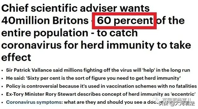 反向操作！英政府：很多人会死，但让60%英国人感染是对抗新冠最好办法