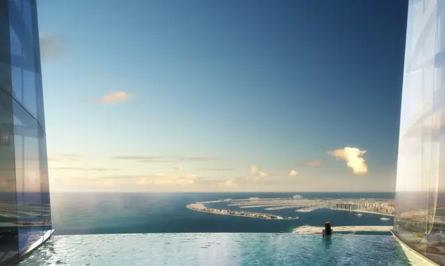 360米高空无边泳池，全透明顶层餐厅，迪拜最高酒店来了！