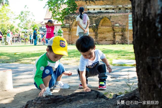 古城里的游人与建筑 泰国大城图片游记完结篇（原创旅游高清图）