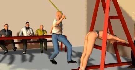 新加坡鞭刑之“屁股开花”