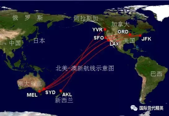 全球10大主要国际航空线精解（图文对照）