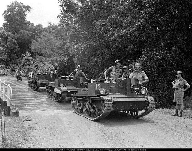 驻新加坡英军步兵的战术演习[1941年]