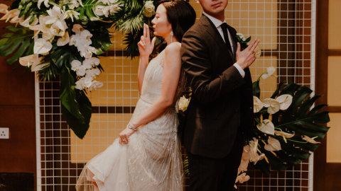 在新加坡🇸🇬美美的嫁给爱情❤️～中新结合的暖心婚礼💒