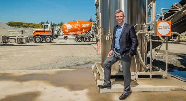 加拿大一家公司成功将二氧化碳固化在混凝土当中