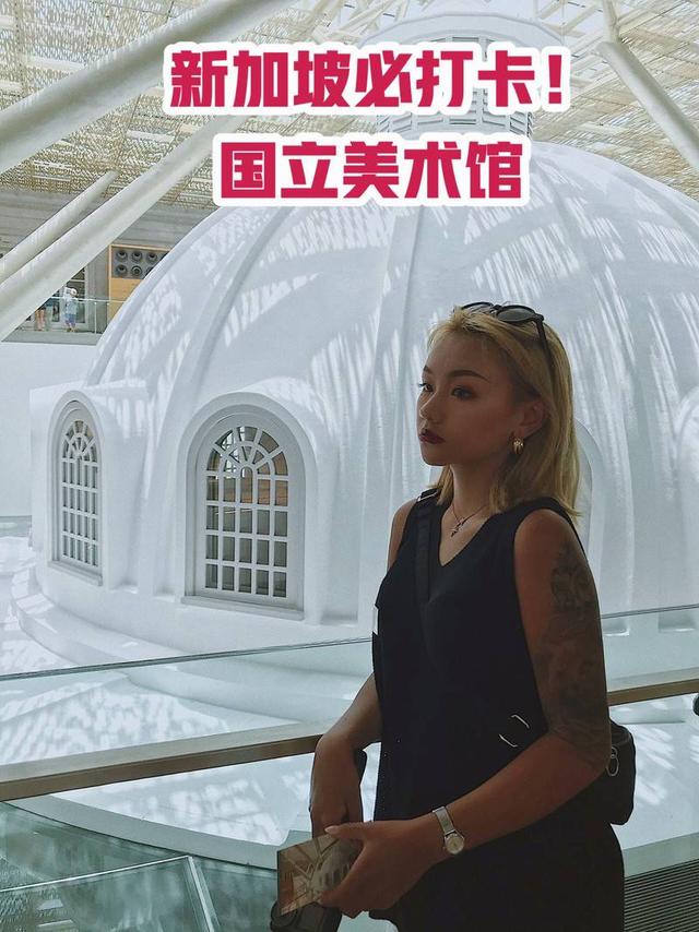 新加坡绝美国立美术馆 附修图攻略   新加坡每个角落都太干净太适合拍照了 除了白色的阿拉伯街和哈芝巷 还有一个必打卡 新加坡国立美术馆  美术馆周围建筑也超美 像个小欧洲  美术馆内部非常大 像宫廷一