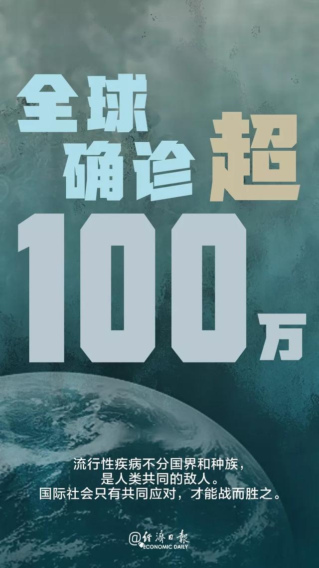 全球确诊病例超100万 各国疫情数据汇总