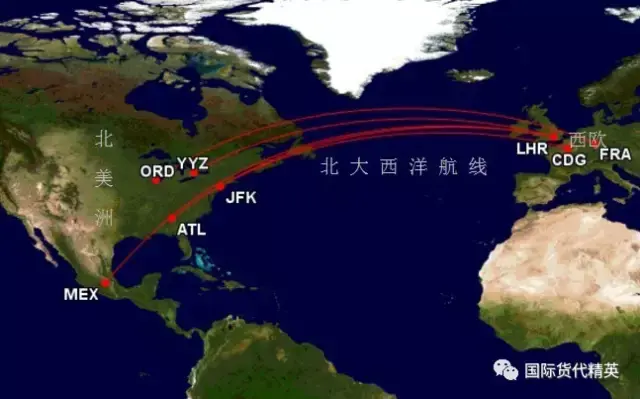 全球10大主要国际航空线精解（图文对照）