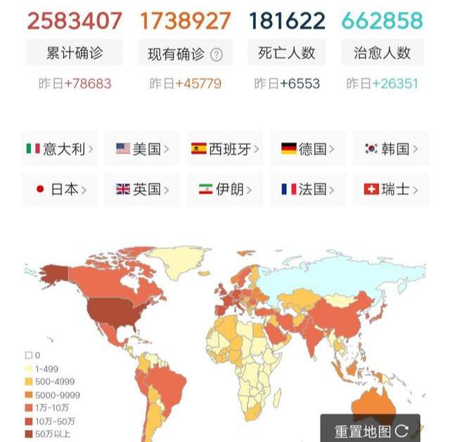 4月23日海外疫情日记：全球确诊超266万例，美国英国连暴坏消息