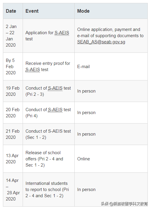 S-AEIS将放榜，如何入境新加坡？错过2月考试，AEIS考试会取消吗