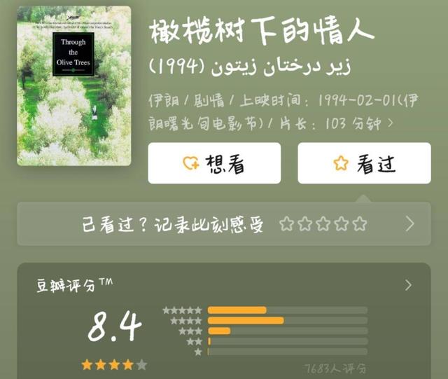 豆瓣8.4《橄榄树下的情人》：一种爱情，两种坚守，诠释爱的真谛